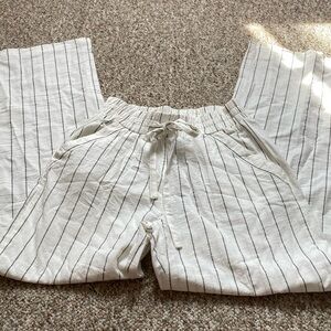 Striped Linen Pants